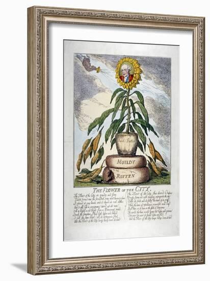 The Flower of the City, 1809-Thomas Rowlandson-Framed Giclee Print