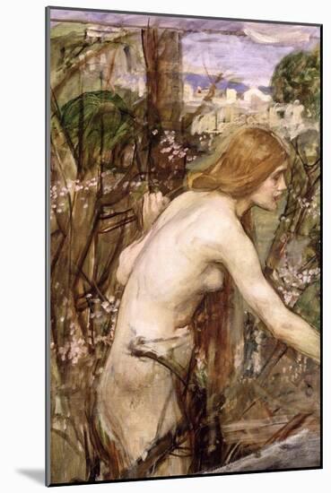 The Flower Picker-John William Waterhouse-Mounted Giclee Print