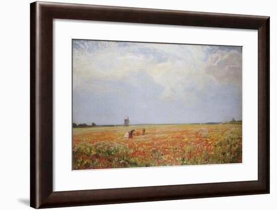 The Flower Pickers-Sir David Murray-Framed Giclee Print
