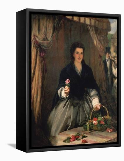 The Flower Seller, 1865-William Powell Frith-Framed Premier Image Canvas