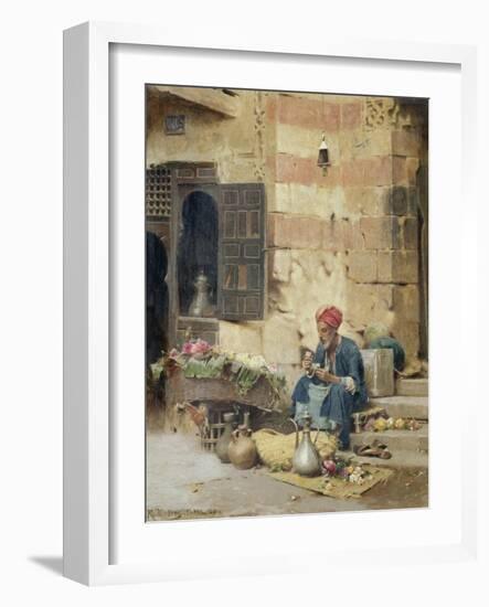 The Flower Seller, 1891-Raphael Von Ambros-Framed Giclee Print