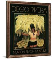 The Flower Seller, c.1942-Diego Rivera-Framed Art Print