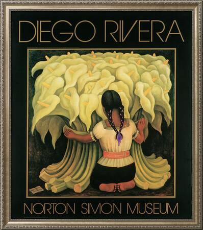 The Flower Seller C 1942 Art Print Diego Rivera Art Com