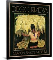The Flower Seller, c.1942-Diego Rivera-Framed Art Print
