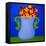 The Flower Vase, 1999 (Oil on Linen)-Cristina Rodriguez-Framed Premier Image Canvas