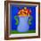 The Flower Vase, 1999 (Oil on Linen)-Cristina Rodriguez-Framed Giclee Print