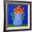 The Flower Vase, 1999 (Oil on Linen)-Cristina Rodriguez-Framed Giclee Print