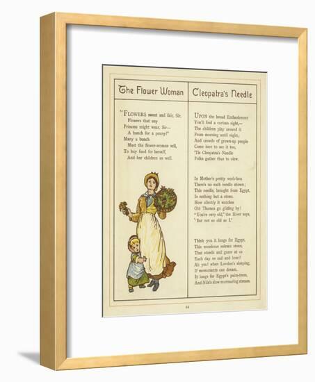 The Flower Woman-Thomas Crane-Framed Giclee Print