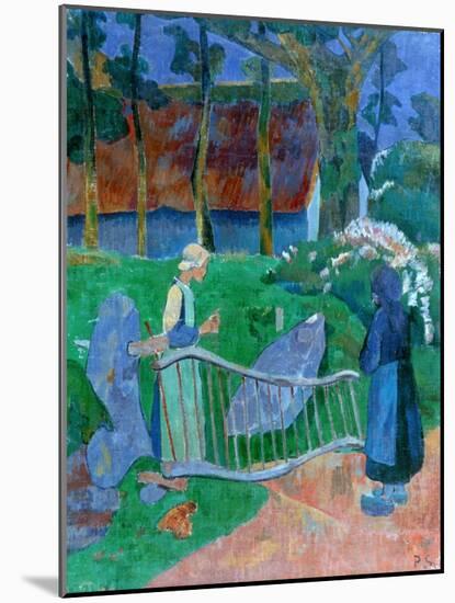 The Flowered Gate, 1889-Paul Serusier-Mounted Giclee Print