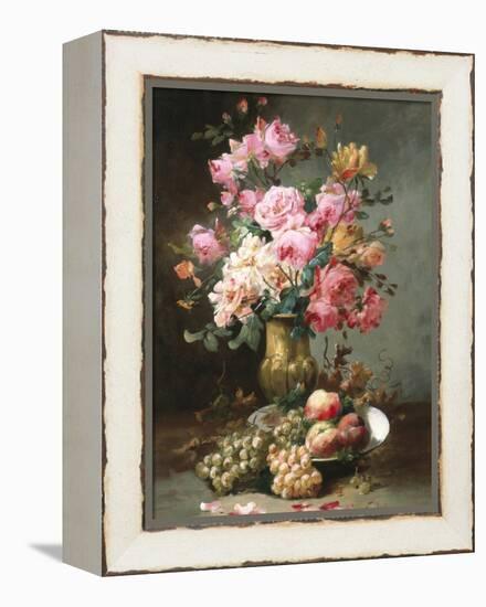 The Flowers and Fruits of Summer-Alfred Godchaux-Framed Premier Image Canvas