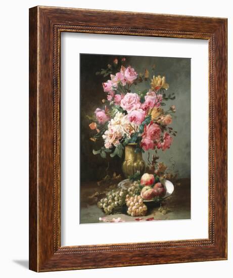 The Flowers and Fruits of Summer-Alfred Godchaux-Framed Giclee Print