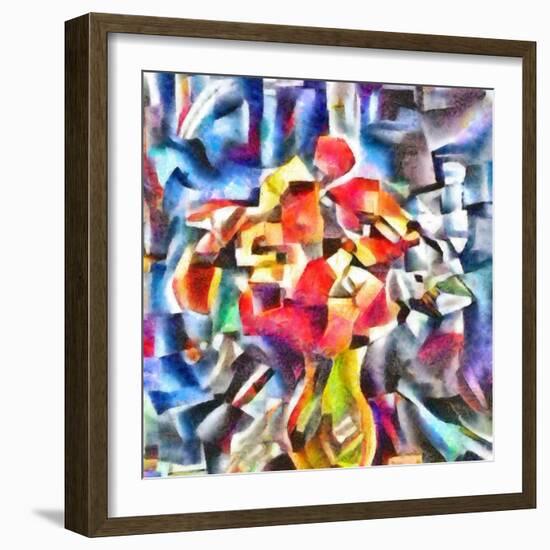 the flowers in the jar II,2017-Alex Caminker-Framed Giclee Print