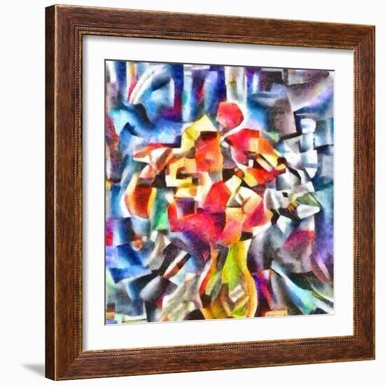 the flowers in the jar II,2017-Alex Caminker-Framed Giclee Print