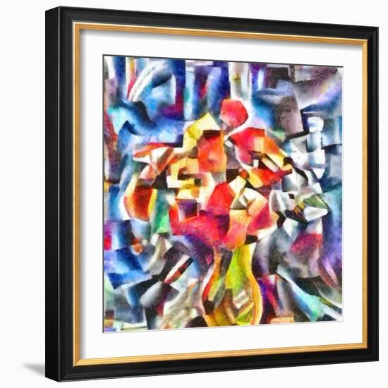 the flowers in the jar II,2017-Alex Caminker-Framed Giclee Print