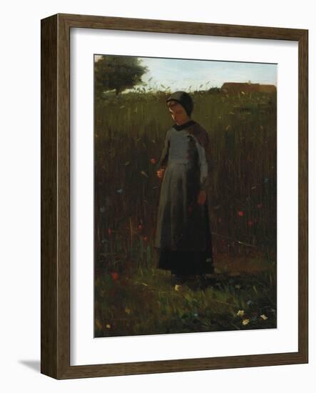 The Flowers of the Field-Winslow Homer-Framed Giclee Print