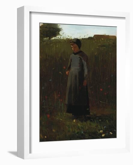 The Flowers of the Field-Winslow Homer-Framed Giclee Print