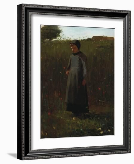 The Flowers of the Field-Winslow Homer-Framed Giclee Print