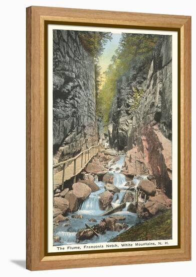 The Flume, Franconia Notch, New Hampshire-null-Framed Stretched Canvas