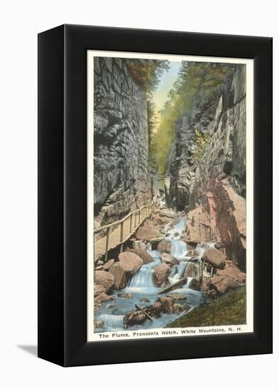 The Flume, Franconia Notch, New Hampshire-null-Framed Stretched Canvas