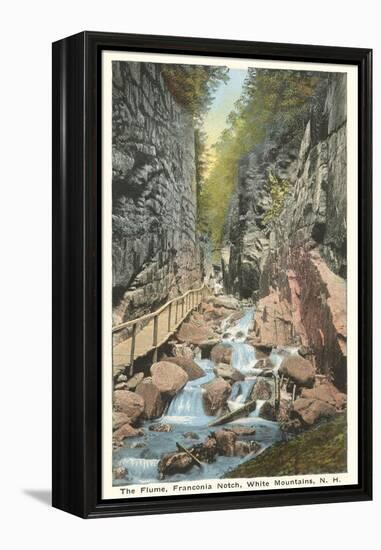 The Flume, Franconia Notch, New Hampshire-null-Framed Stretched Canvas