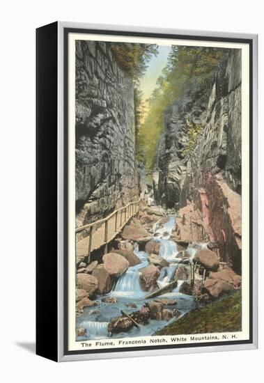 The Flume, Franconia Notch, New Hampshire-null-Framed Stretched Canvas