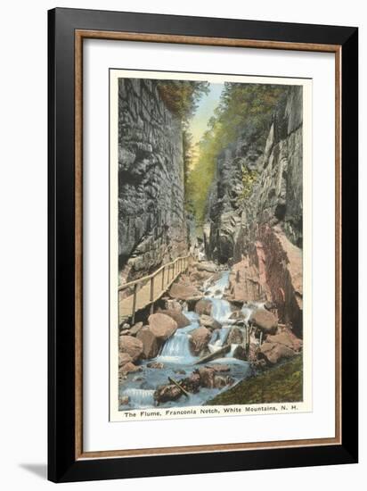 The Flume, Franconia Notch, New Hampshire-null-Framed Art Print