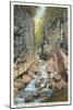 The Flume, Franconia Notch, New Hampshire-null-Mounted Art Print