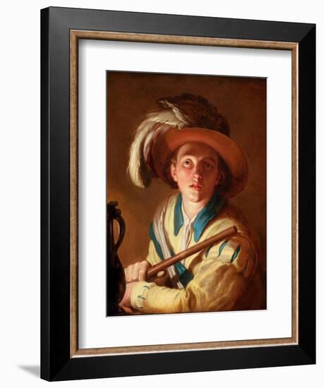 The Flute Player, 1621-Abraham Bloemaert-Framed Giclee Print