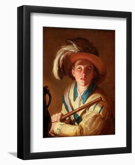 The Flute Player, 1621-Abraham Bloemaert-Framed Giclee Print