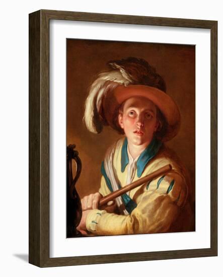 The Flute Player, 1621-Abraham Bloemaert-Framed Giclee Print