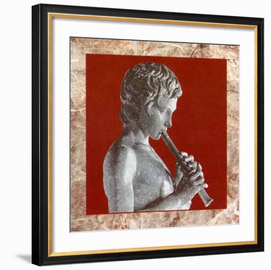 The Flute Player-Antonio Canova-Framed Art Print