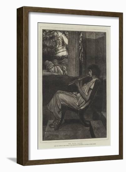 The Flute Player-Sir Lawrence Alma-Tadema-Framed Giclee Print