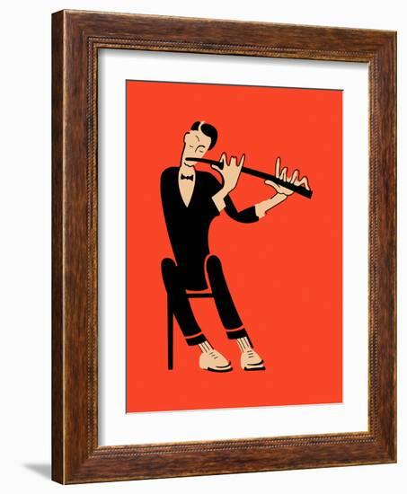 The Flute-Mark Rogan-Framed Art Print