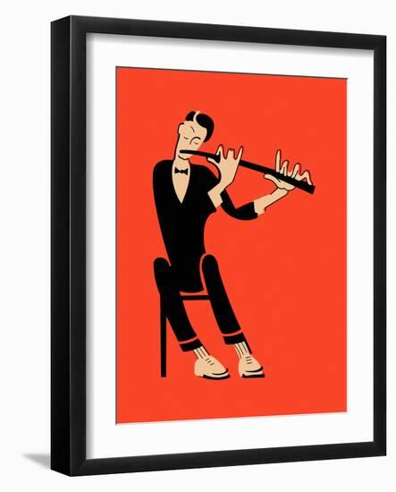 The Flute-Mark Rogan-Framed Art Print