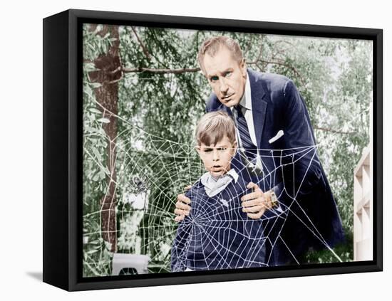 The Fly, Charles Herbert, Vincent Price, 1958-null-Framed Stretched Canvas