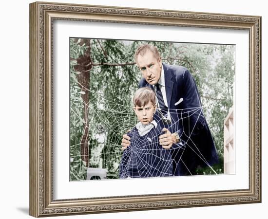 The Fly, Charles Herbert, Vincent Price, 1958-null-Framed Photo