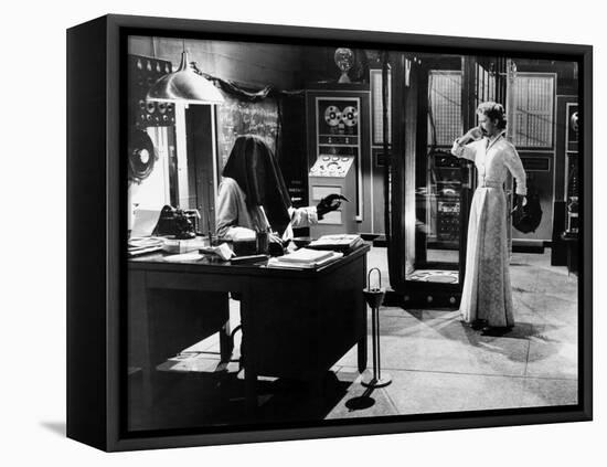 The Fly, David Hedison, Patricia Owens, 1958-null-Framed Stretched Canvas