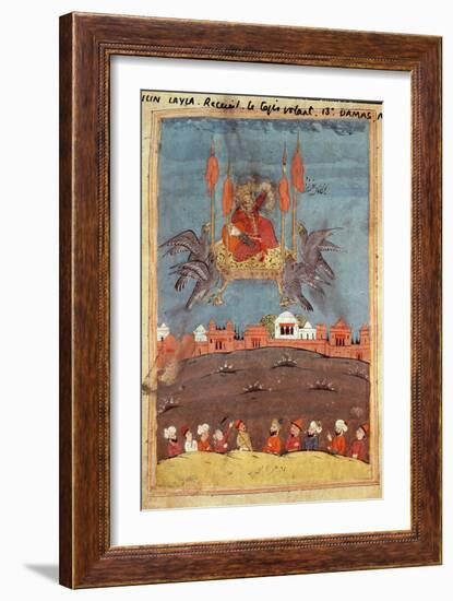 The Flying Carpet, from the Poem 'Layla and Majnun' by Nizami--Framed Giclee Print