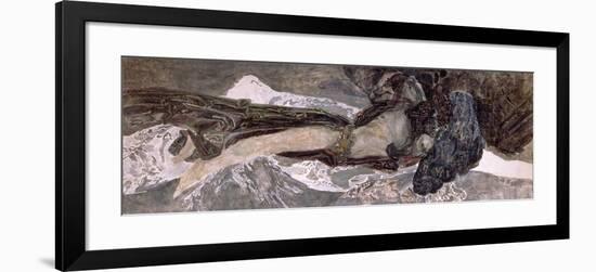 The Flying Demon, 1899-Mikhail Aleksandrovich Vrubel-Framed Giclee Print