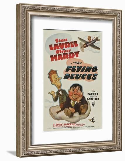 The Flying Deuces, Stan Laurel, Oliver Hardy, 1939-null-Framed Photo