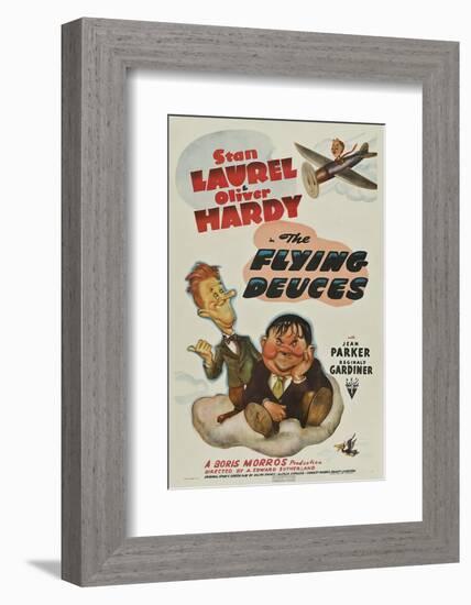 The Flying Deuces, Stan Laurel, Oliver Hardy, 1939-null-Framed Photo