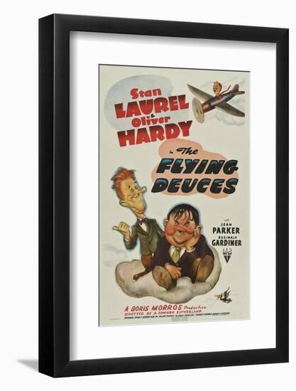 The Flying Deuces, Stan Laurel, Oliver Hardy, 1939-null-Framed Photo