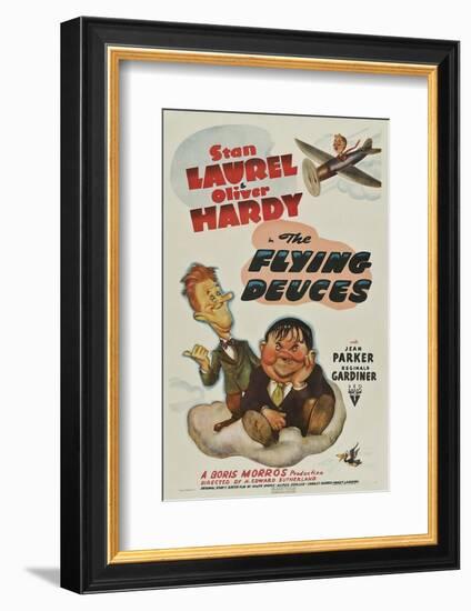 The Flying Deuces, Stan Laurel, Oliver Hardy, 1939-null-Framed Photo