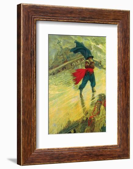 The Flying Dutchman-Howard Pyle-Framed Premium Giclee Print