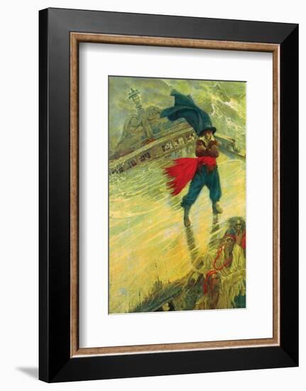 The Flying Dutchman-Howard Pyle-Framed Premium Giclee Print