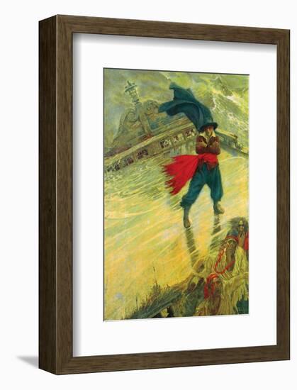 The Flying Dutchman-Howard Pyle-Framed Premium Giclee Print