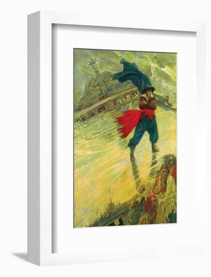 The Flying Dutchman-Howard Pyle-Framed Premium Giclee Print