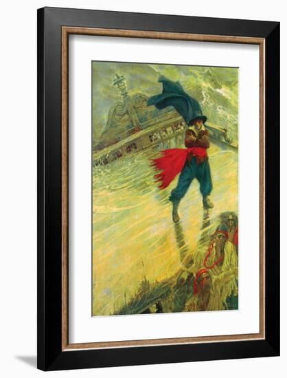 The Flying Dutchman-Howard Pyle-Framed Premium Giclee Print