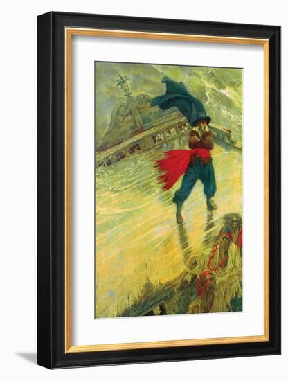 The Flying Dutchman-Howard Pyle-Framed Premium Giclee Print