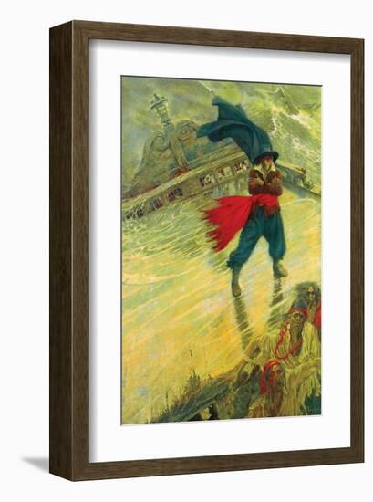 The Flying Dutchman-Howard Pyle-Framed Premium Giclee Print